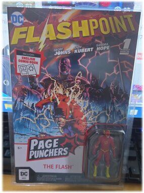 DC 3in Action Figure with Comic WV1 - The Flash